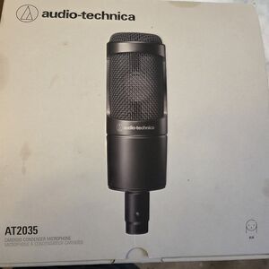 Audio-Technica AT2035 Cardioid Condenser Microphone Used Once